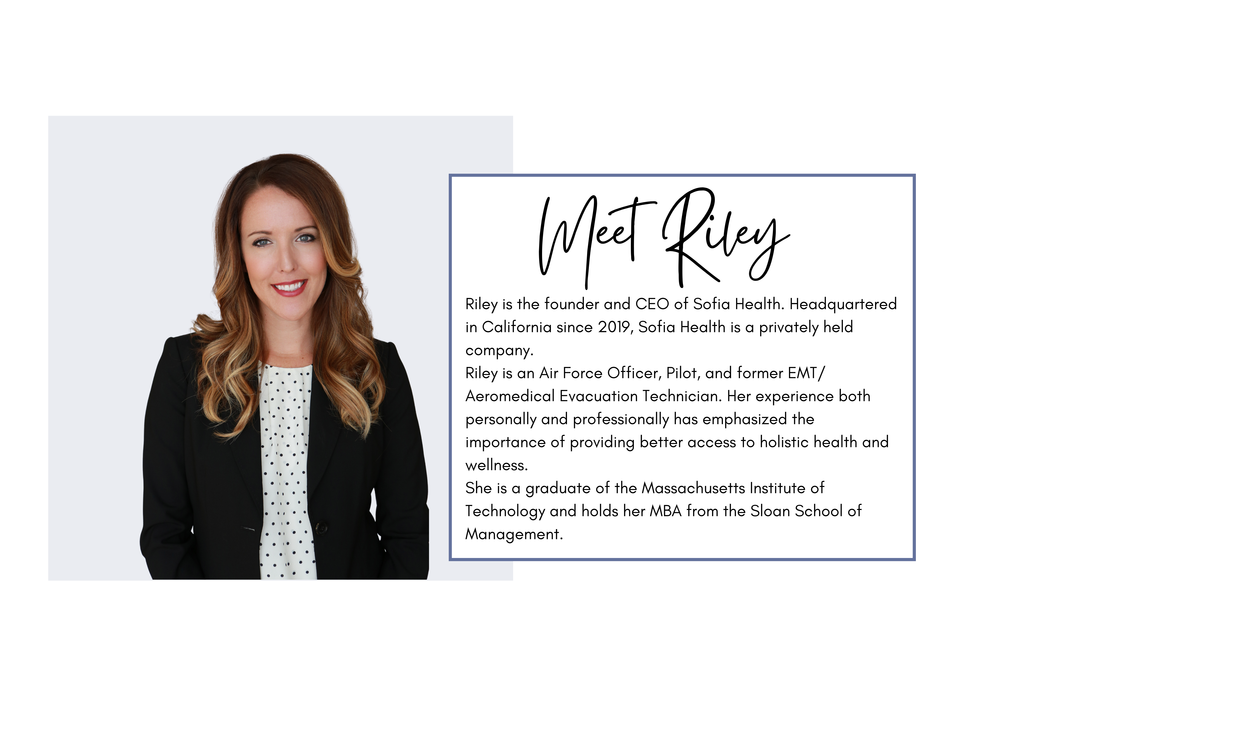 about us - meet riley